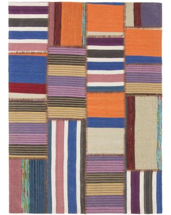 Flat Weave Rug Kilim Patchwork