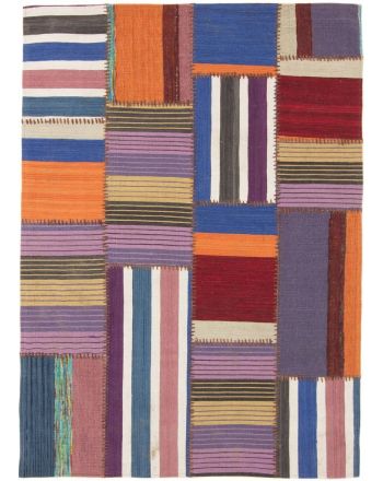 Flat Weave Rug Kilim Patchwork