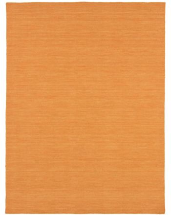 Flat Weave Rug Kilim Loom Orange