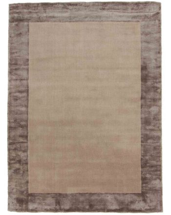 Viscose Rug Visconti Border Beige