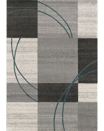 Patchwork Rug Grey