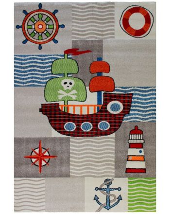 Kids Rug Pirat Beige