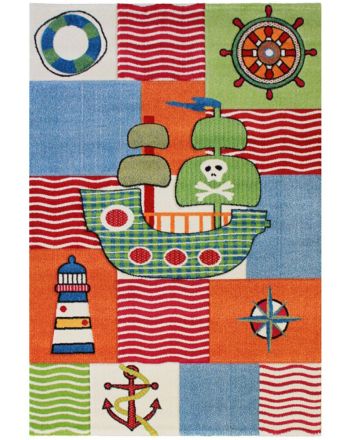 Kids Rug Pirat Multicolored