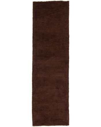Shaggy Rug Softly Runner Brown