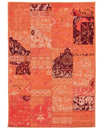 Flat Weave Rug Kilim Patchwork Sofi Red