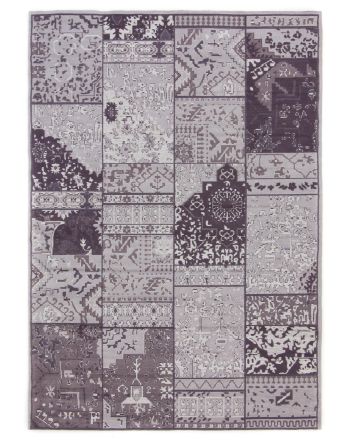 Flat Weave Rug Kilim Patchwork Sofi Black