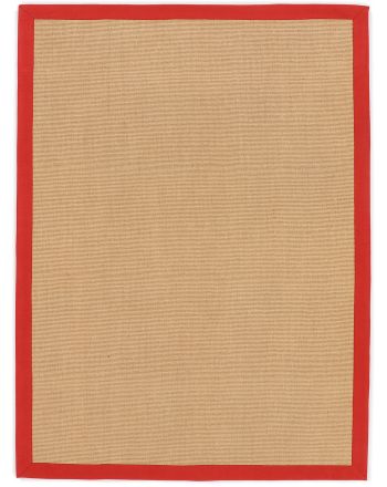 Sisal Rug Red