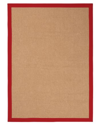 Sisal Rug Red
