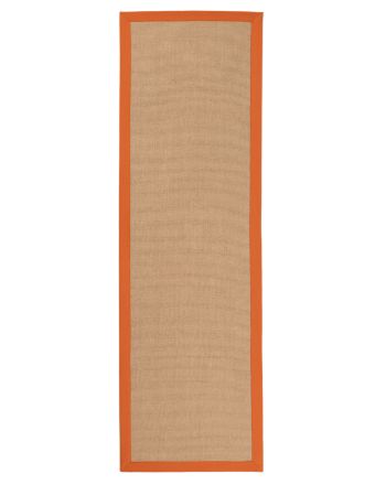 Sisal Rug Runner Orange