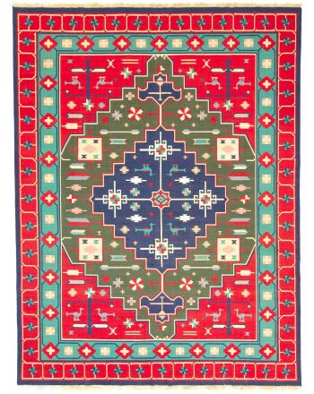 Flat Weave Rug Kilim India