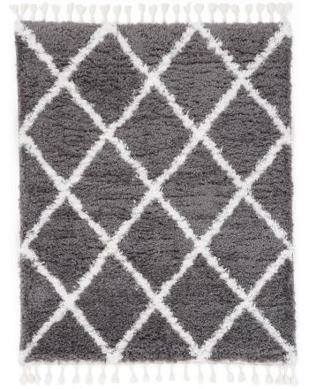 Shaggy Rug Edda Grey