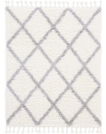 Shaggy Rug Edda White