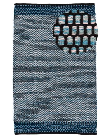 Flat Weave Rug Kilim Mia Blue