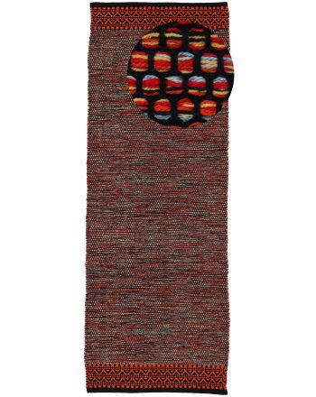 Flat Weave Rug Kilim Mia Runner Orange