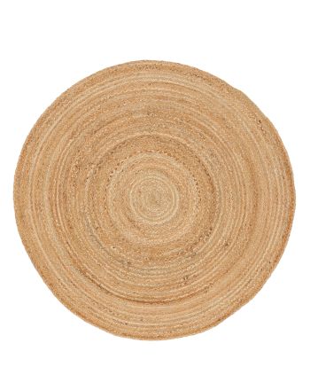 Jute Rug Nele Round Beige