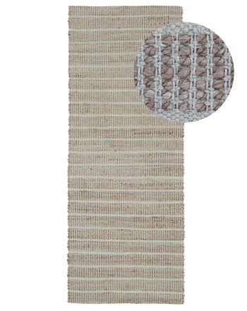 Jute Rug Lara Runner Green