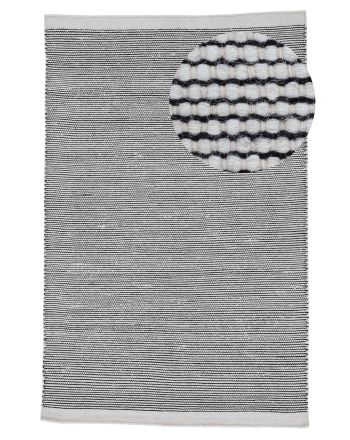 Wool Rug Mona Black/White