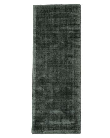 Viscose Rug Ava Runner Dark Green