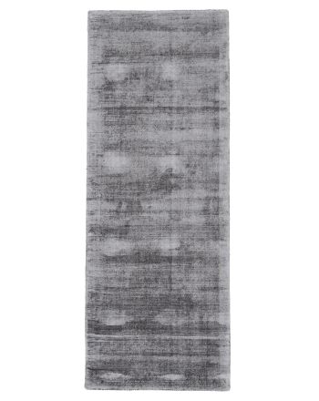 Viscose Rug Ava Runner Light Grey