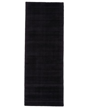 Viscose Rug Ava Runner Black