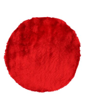 Shaggy Rug Breeze round Red