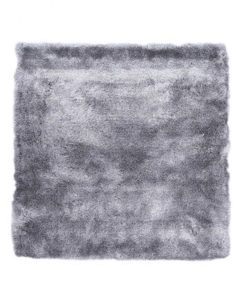 Shaggy Rug Luna Square Light Grey