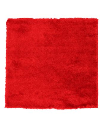 Shaggy Rug Luna Square Red