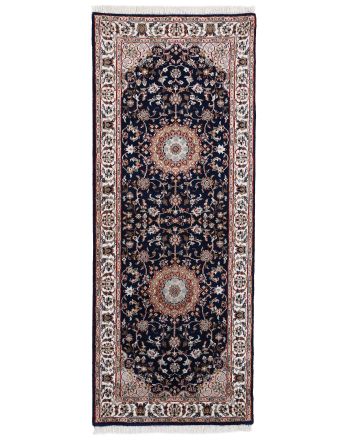 Nain Rug Runner Blue