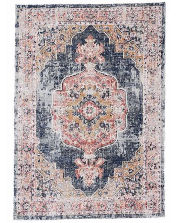 Flat Weave Rug Omen Blue