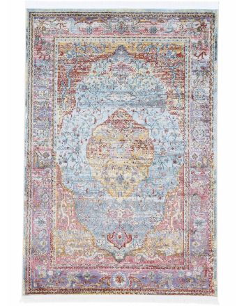 Vintage Esha Rug Multicolored