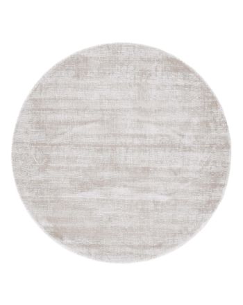 Viscose Rug Round Ava Creme