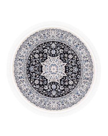 Round Rug Nain Diane Dark Blue