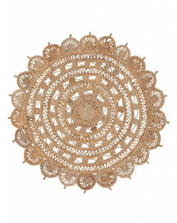 Jute Rug Cate Round Beige