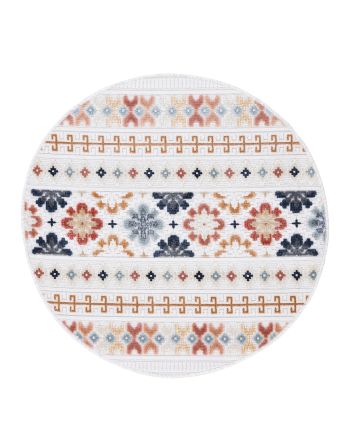 In- & Outdoor Rug Deja Round Creme