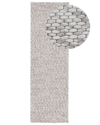 Wool Rug Sina Runner Beige
