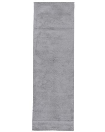 Shaggy Rug Silky Runner Light Grey