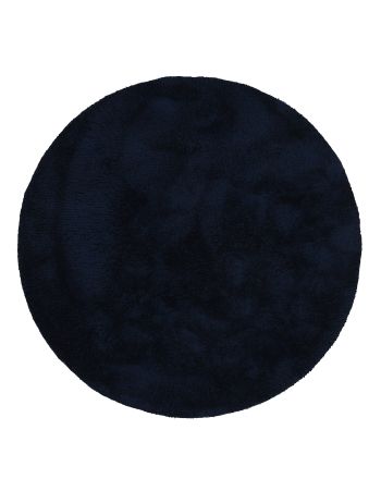 Shaggy Rug Breeze round Blue