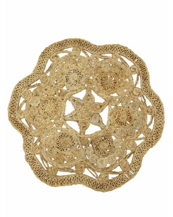 Jute Rug Paul Round Light Brown