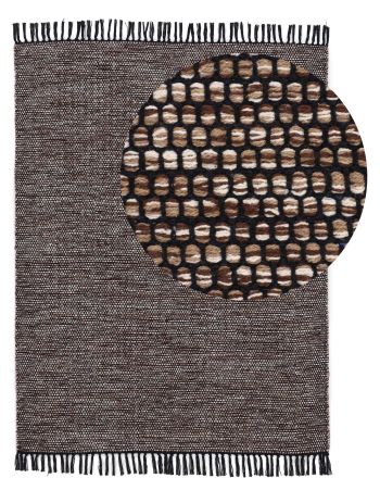 Flat Weave Rug Kilim Nadi Grey