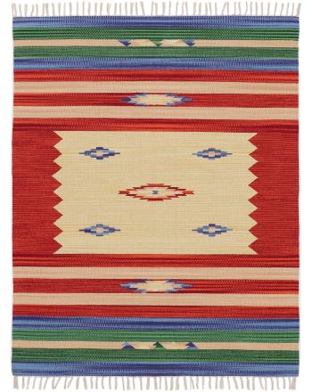 Flat Weave Rug Kilim Mira Red