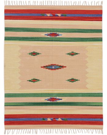 Flat Weave Rug Kilim Mira Beige