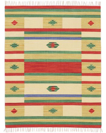 Flat Weave Rug Kilim Mirza Yellow