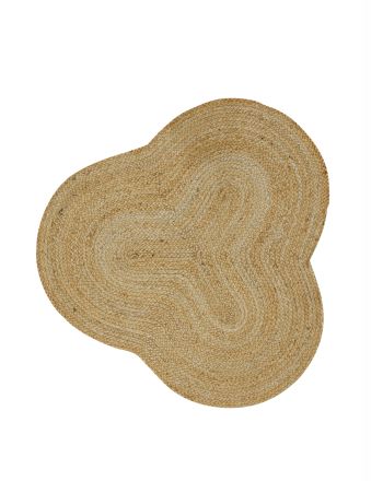 Jute Rug Alia Light Brown