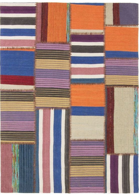 Flat Weave Rug Kilim Patchwork