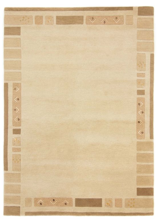 Wool Rug Nepal Jaipur Beige