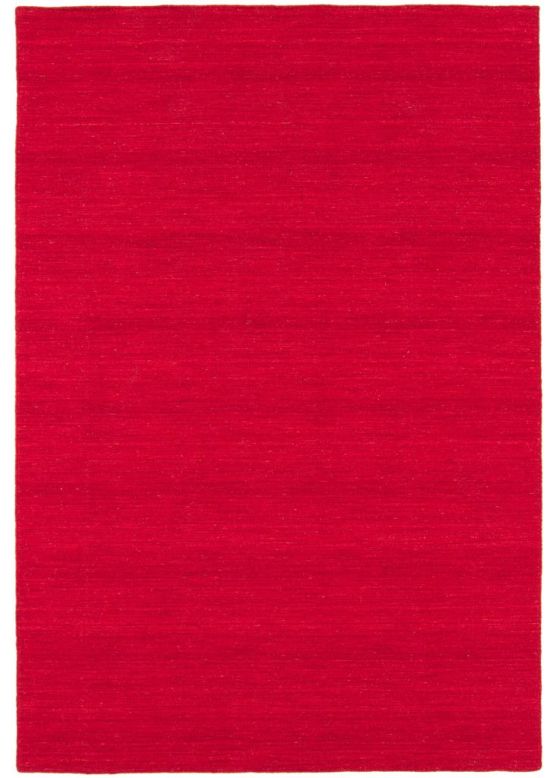 Flat Weave Rug Kilim Loom Red