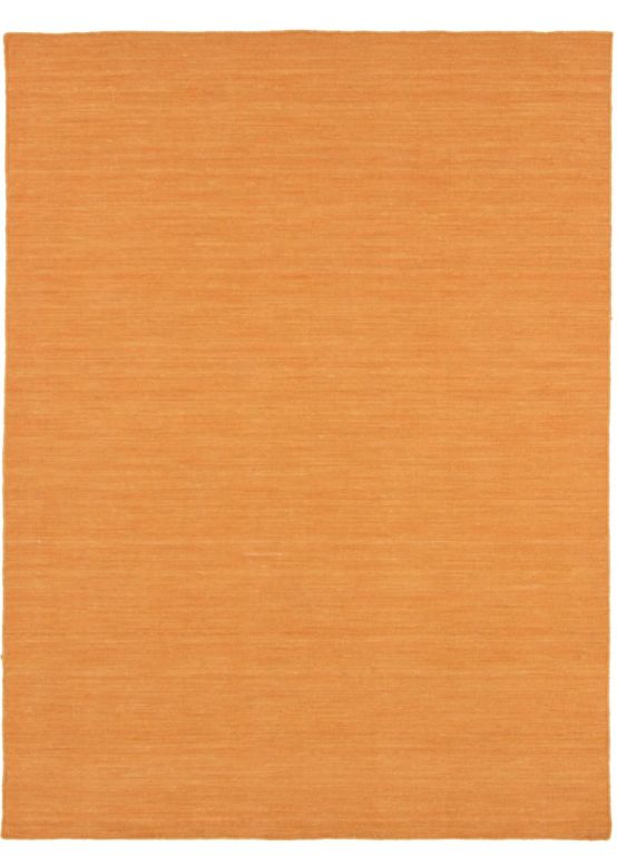 Flat Weave Rug Kilim Loom Orange