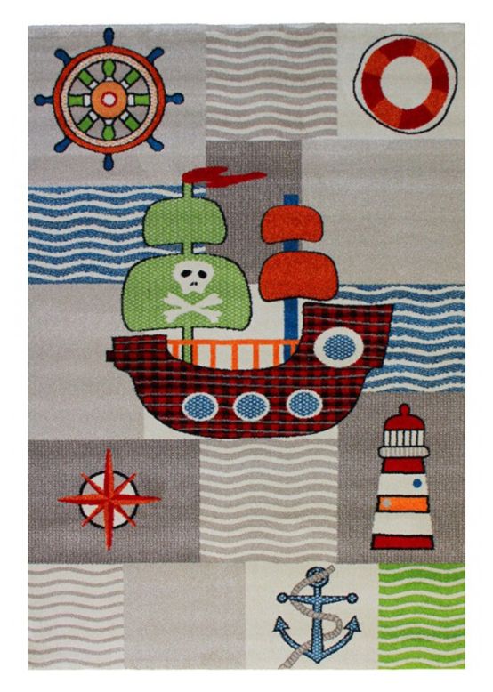 Kids Rug Pirat Beige
