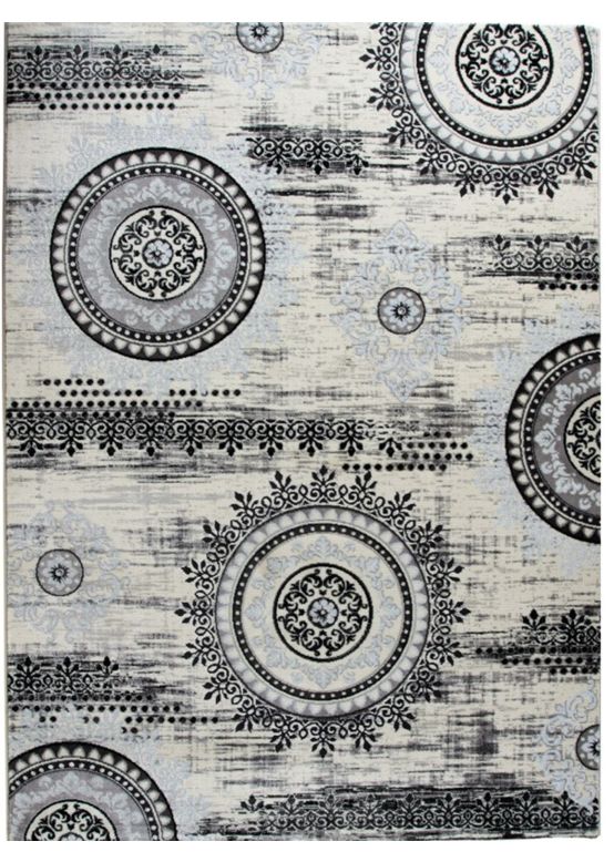 Mandala Rug Grey