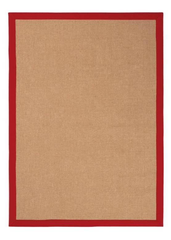 Sisal Rug Red